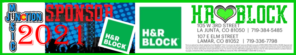 H & R Block - Music at The Junction Sponsor